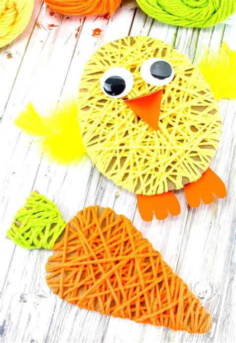 Simple easter crafts, activities, worksheets and coloring for kids to do at home or in the classroom. 10 DIY Yarn Crafts For Kid's - Summer Bright Craft Ideas ...