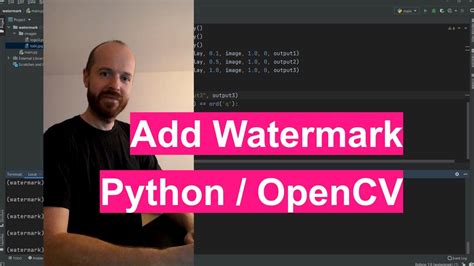 Add Watermark To Images With Opencv And Python YouTube