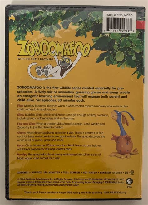 Zoboomafoo With The Kratt Brothers Rare 841887009669 Ebay