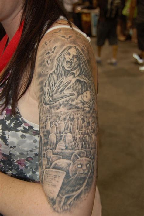 The most elaborate cross memorial tattoos often involve 3d imagery of stone crosses, just like those found in the cemetery. Cemetery, Graveyard Tattoos | hubpages