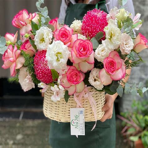 Giỏ Hoa Chúc Mừng Sinh Nhật Bông Siêu To Hoa TƯƠi Hoa MỸ DỊch VỤ