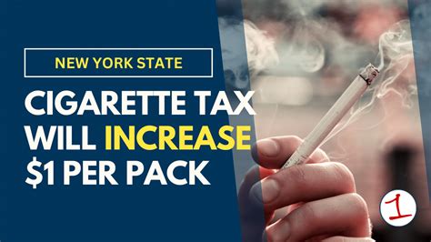 state will increase cigarette taxes by 1 per pack goal is to reduce rates of smoking