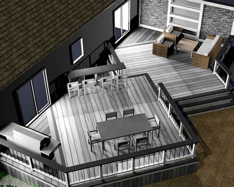 Deck Design 3d Render 1 Deck Design Shade Structure Design