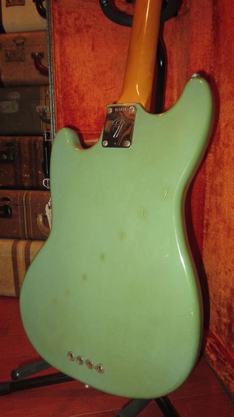 1968 Fender Mustang Bass Daphne Blue Guitars Bass Rivington Guitars