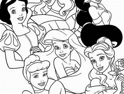 Disney Coloring Pages Collage Printable Drawing Pdf