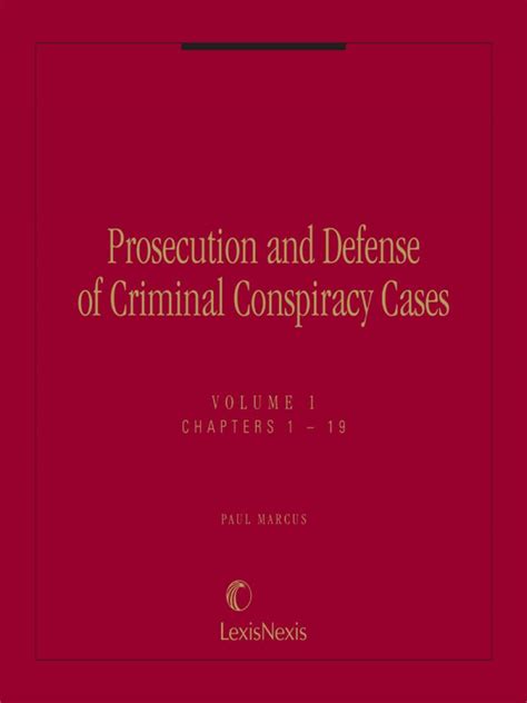 Prosecution And Defense Of Criminal Conspiracy Cases LexisNexis Store
