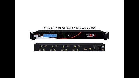1 2 4 8 Hdmi Digital Rf Modulator With Cc Closed Captioning Qam