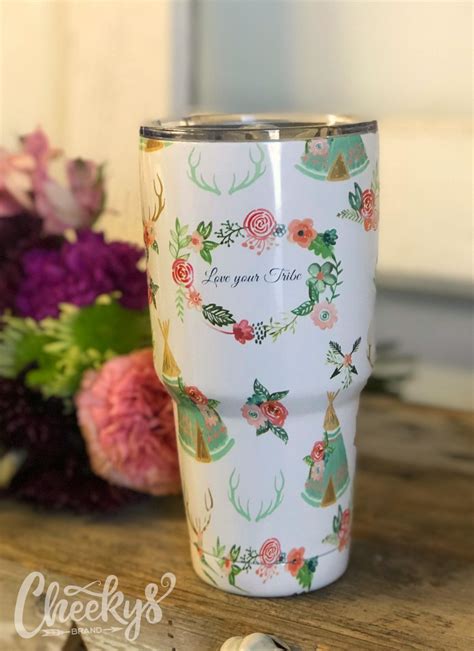 Maybe you would like to learn more about one of these? Love Your Tribe TeePee Tumbler | Tumbler designs, Tumbler, Cute country girl