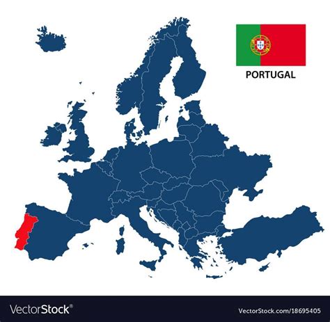 Последние твиты от portugal (@selecaoportugal). Europa kaart Portugal - Kaart van Portugal in Europa (Zuid ...