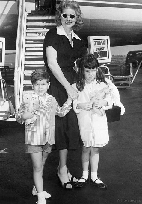 Were married from 1940 until 1960 and shared two children lucie arnaz and desi jr. Desi Arnaz Jr. with Lucille Ball and Lucie Arnaz | Lucille ...