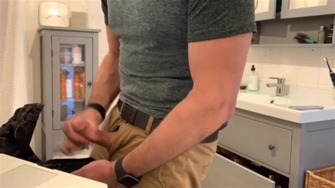 beating my meat in the bathroom verbal masturbation and cumming in khaki pants xxx mobile