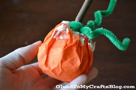 Coffee Filter Pumpkin Craft Crafts For Kids Fall Crafts For Kids