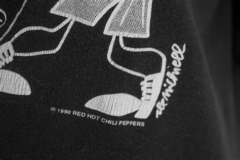 Vintage 1990 Red Hot Chili Peppers T Shirt At Rice And Beans Vintage