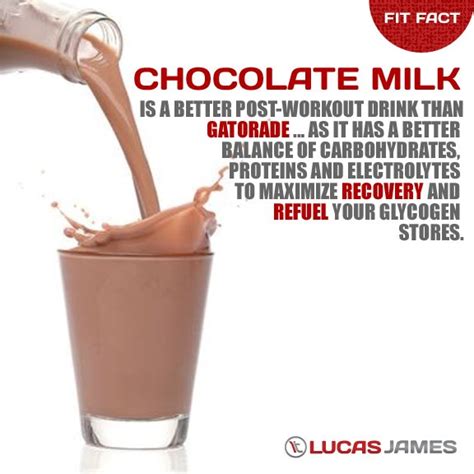 Fit Fact Post Workout Chocolate Milk