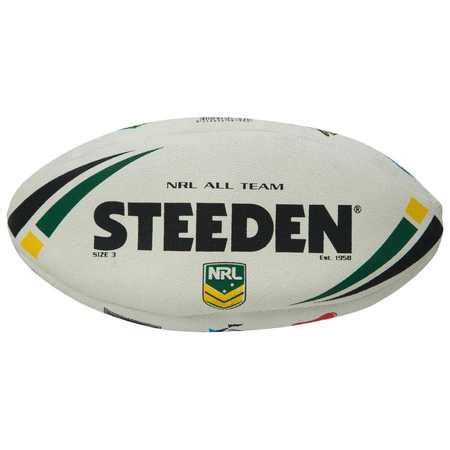 Buy the best and latest nrl ball on banggood.com offer the quality nrl ball on sale with worldwide free shipping. Steeden NRL All Team Logo Rugby Ball | BIG W
