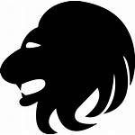 Leo Lion Svg Head Icon Side Zodiac