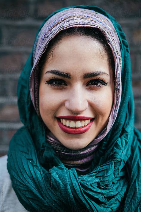 Woman Wearing Muslim Headscarf By Stocksy Contributor Kkgas Stocksy