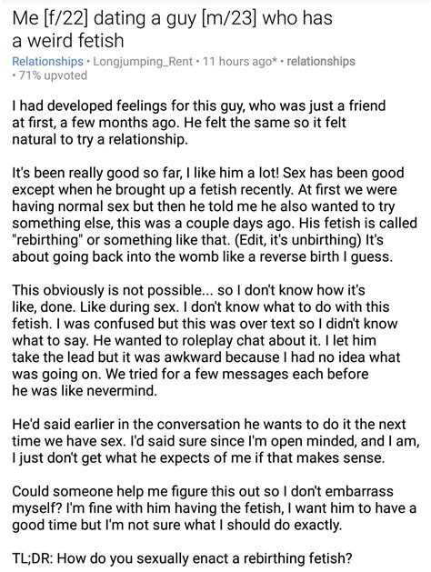 Relationshipstxt On Twitter Tldr How Do You Sexually Enact A Rebirthing Fetish