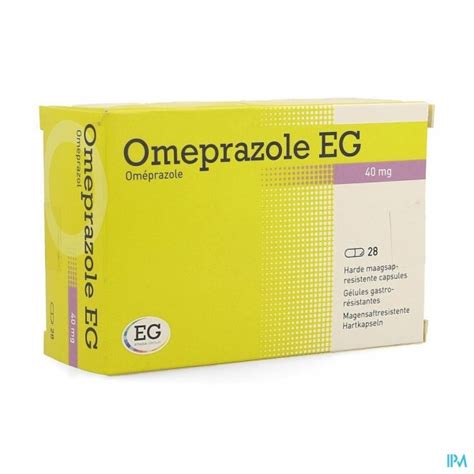 Omeprazole Eg 40 Mg Maagsapresist Caps Bl 28x40mg Apotheek Vanderhaegen