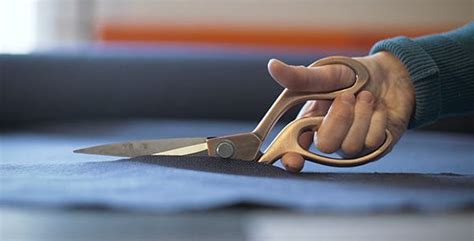 Scissors Cutting Clothing Fabric Stock Footage Videohive