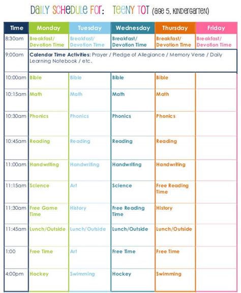 We did not find results for: 8+ Homeschool Schedule Templates - Word, Docs | Free ...