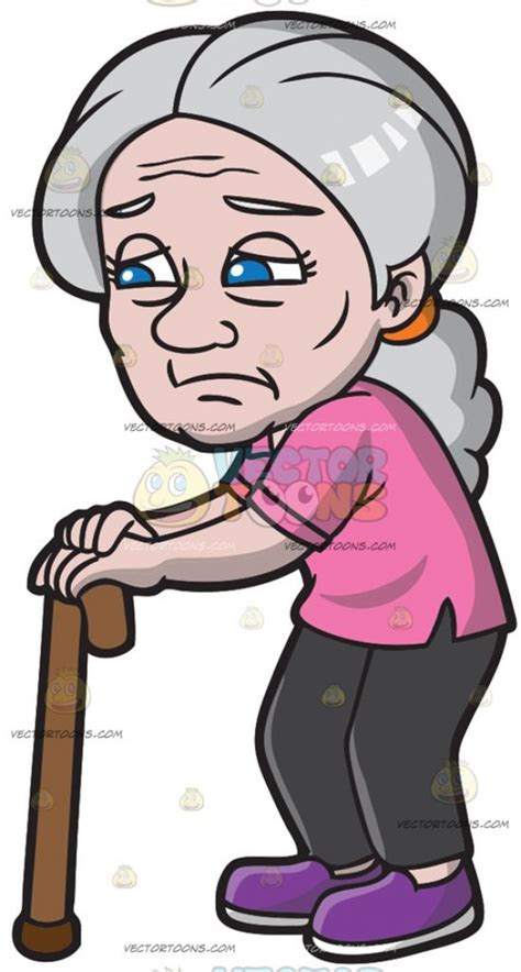 Old Lady Clipart Frail And Other Clipart Images On Cliparts Pub
