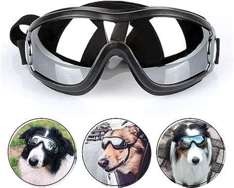 Petleso Dog Goggles Large Dog Eye Protection Goggles Windproof