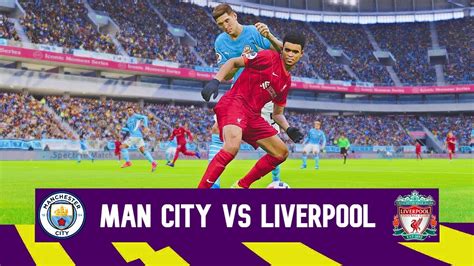 Man City V Liverpool Premier League 202122 Pes 2021 Youtube