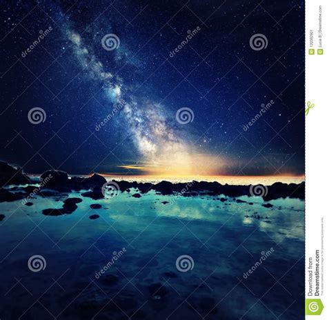 Photo Manipulation Sky And Sea Stock Image Image Of Background