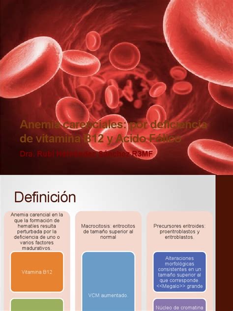 Anemias Carenciales Pdf Ácido Fólico Dieta Y Nutrición