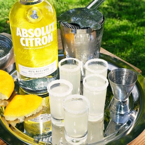 Lemon Drop Shot Recipe Absolut Drinks
