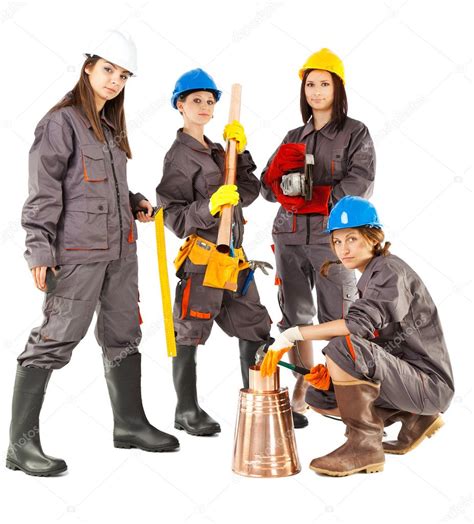 Women Construction Workers Beautiful Female However Many Of The