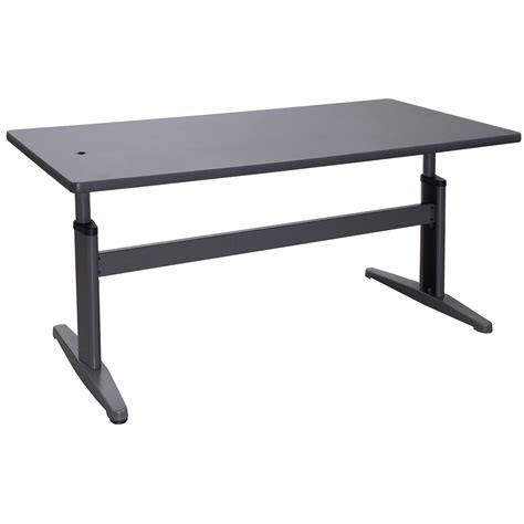 Buy adjustable height folding table and get the best deals at the lowest prices on ebay! 30×60 Inch Used Adjustable Height Training Table, Gray ...
