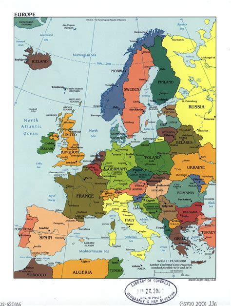 Mapa Politico Grande De Europa Con Caminos Y Ciudades Europa Mapas