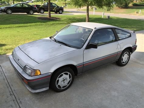 50 Smiles Per Gallon 1987 Honda Crx Hf Barn Finds