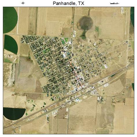 Aerial Photography Map Of Panhandle Tx Texas