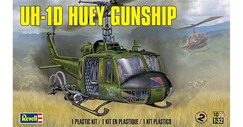 Revell 5536 Uh 1d Huey Gunship 132