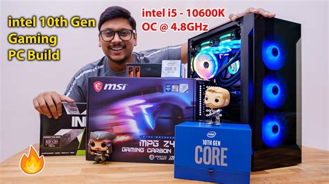 Intel 10th Gen I5 10600k And Gtx 1660 Super Gaming Pc Build Perfect 👍🏻