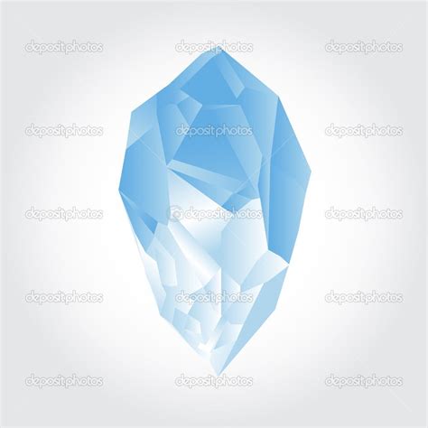 Blue Crystal Crystal Illustration Blue Crystals Crystals