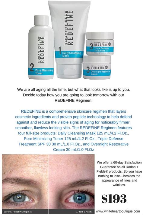 Rodan And Fields Redefine Regimen Rodan Fields Skin Care Rodan And