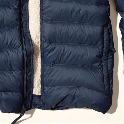 hollister sherpa lined down puffer jacket men s fashion coats jackets and outerwear on carousell