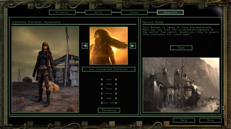 Image Wl2 Character Creation Appearance Screen Wasteland Wiki