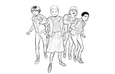 Stranger things is an american science fiction horror web television series the first season released in july 2016. Free Printable Stranger Things Coloring Pages | Stranger ...