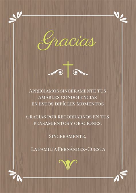 Tarjetas De Agradecimiento De Funeral Optimalprint