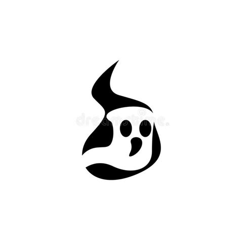 Ghost Logo Design Template Vector Stock Vector Illustration Of Badge