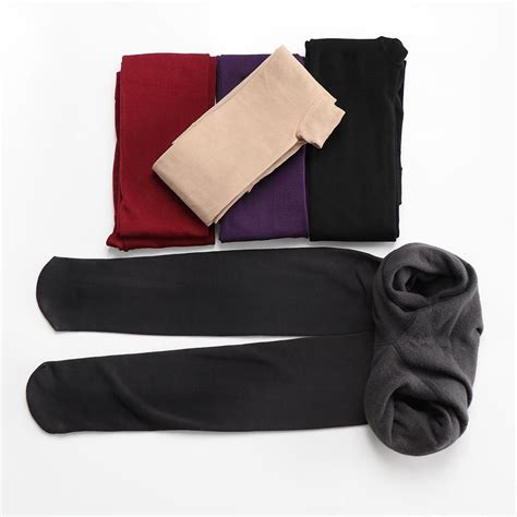 buy warm winter seamless classic velvet thick stockings pantyhose sexy tights at affordable