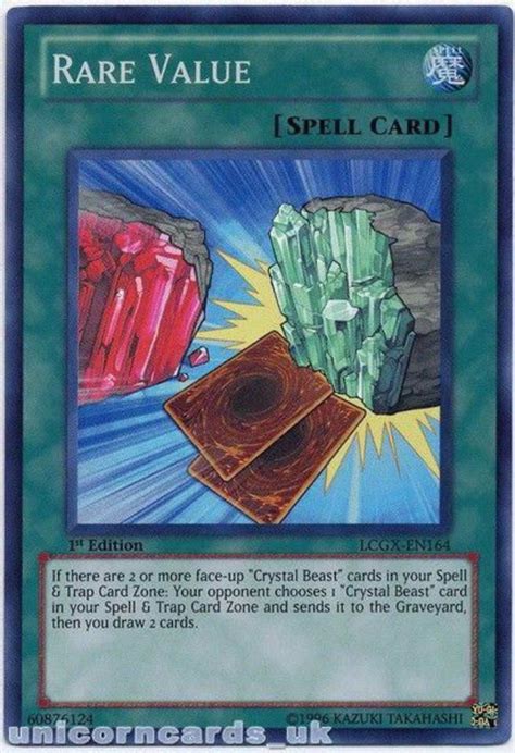 Fast same day worldwide shipping on orders placed before 3pm monday to friday and free shipping over £30. LCGX-EN164 Rare Value Super Rare 1st Edition Mint YuGiOh ...
