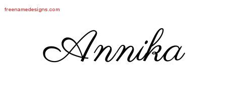 Annika Archives Free Name Designs