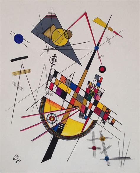 Study Gouache On Canvas Paint Mild Tension Wassily Kandinsky 1923