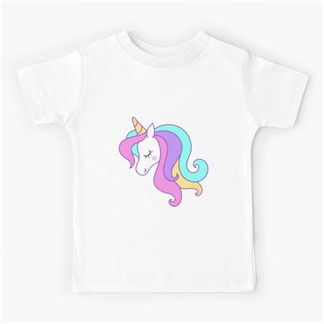 Unicornunicorn Clipart Unicorn Head Unicorn Face Kids T Shirt By